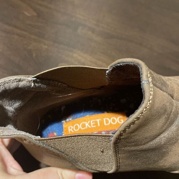 Rocket Dog Maylon Brown Ankle Bootie Size 7 - Picture 9 of 13